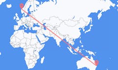 Flyrejser fra Coffs Harbour, Australien til Volda, Norge