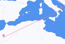 Flyreiser fra Quarzazate, Marokko til Brindisi, Italia