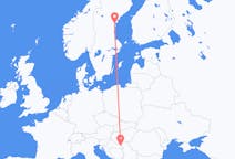 Flights from Osijek, Croatia to Sundsvall, Sweden