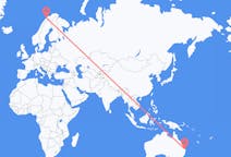 Vols de Queensland, Australie vers Tromso, Australie