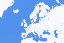 Flyg från Pajala, Sverige till Málaga, Spanien