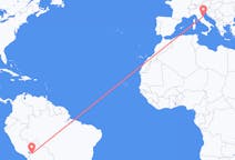 Flights from from La Paz to Ancona