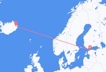 Flights from Tallinn, Estonia to Egilsstaðir, Iceland