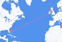 Flyrejser fra Marsh Harbour, Bahamas til Dublin, Irland