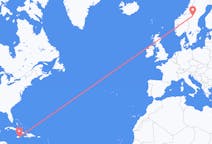 Flyreiser fra Kingston, til Östersund
