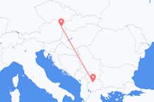 Voos de Skopje para Viena