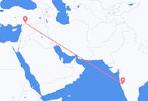 Flyrejser fra Kolhapur, Indien til Gaziantep, Tyrkiet