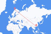 중국발 광저우, 노르웨이행 트롬쇠 항공편