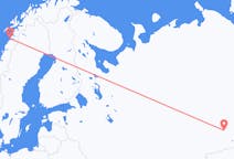 Flights from Tyumen, Russia to Bodø, Norway