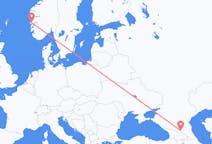 Flights from Vladikavkaz, Russia to Bergen, Norway