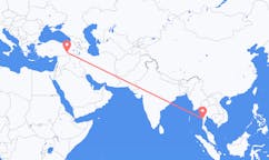 缅甸出发地 缅甸麦克飞往缅甸前往迪亚巴克尔的航班