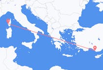Flyrejser fra Ajaccio til Gazipaşa