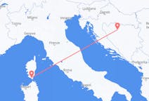 Flights from Figari to Banja Luka
