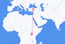 Flyreiser fra Mwanza, Tanzania til Adana, Tyrkia