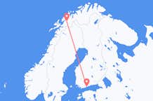 Рейсы из Бардуфосса, Норвегия в Хельсинки, Финляндия