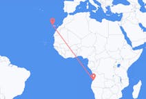 Vluchten van Catumbela, Angola naar La Palma (ort i Mexiko, Guanajuato, Salamanca), Spanje