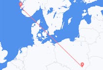 Flights from Haugesund, Norway to Rzeszów, Poland