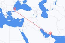 Vluchten van Ras al-Khaimah, Verenigde Arabische Emiraten naar Istanboel, Turkije