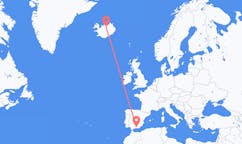 Flyg från staden Granada, Nicaragua, Spanien till staden Akureyri, Island