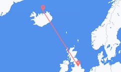 Flights from Grimsey, Iceland to Doncaster, England