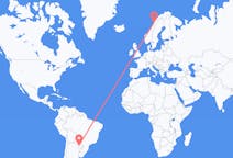 Flights from Asunción, Paraguay to Bodø, Norway