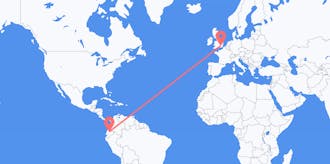Flights from Ecuador to the United Kingdom