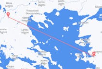Vluchten van Kastoria, Griekenland naar Izmir, Turkije