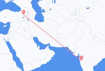 Рейсы из Пуны, Индия в Агры Меркез, Турция