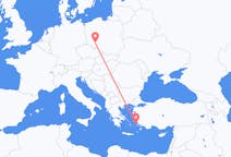 Flights from Leros in Greece to Wrocław in Poland