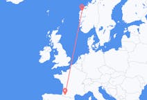Flights from Pau, Pyrénées-Atlantiques, France to Volda, Norway