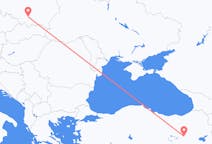 Flyreiser fra Bingöl, Tyrkia til Kraków, Polen