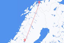 Flights from Sørkjosen, Norway to Östersund, Sweden