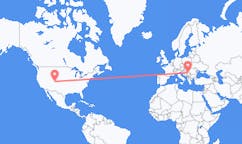 Flyreiser fra Gunnison, USA til Beograd, Serbia