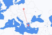 Flights from Syros in Greece to Kraków in Poland