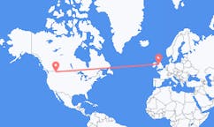 Flyreiser fra Kalispell, USA til Liverpool, England