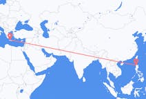 Flyreiser fra Laoag, Filippinene til Khania, Hellas