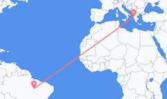 Flyrejser fra Araguaína, Brasilien til Preveza, Grækenland