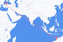 Flyg från Broome, Australien till Ankara, Turkiet