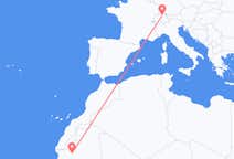 Flyreiser fra Atar, Mauritania til Zürich, Sveits