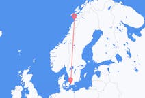 スウェーデンのマルメから、ノルウェーのボードーまでのフライト
