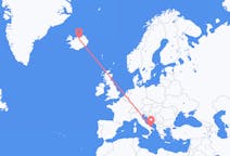 Flights from Akureyri to Bari