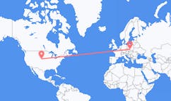 Flyrejser fra North Platte, USA til Katowice, Polen
