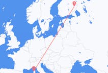 Flights from Calvi, Haute-Corse, France to Joensuu, Finland