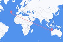 Flights from Karratha, Australia to Terceira Island, Portugal