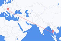 Flights from Kawthaung Township, Myanmar (Burma) to Zagreb, Croatia