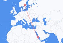 出发地 厄立特里亚出发地 阿斯马拉目的地 瑞典林雪平的航班