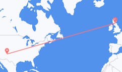 美国出发地 聖菲飞往美国目的地 爱丁堡的航班