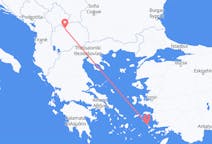 Flyreiser fra Skopje, Nord-Makedonia til Leros, Hellas