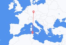 Flights from Tunis, Tunisia to Nuremberg, Germany