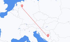 Flyrejser fra Sarajevo, Bosnien-Hercegovina til Münster, Tyskland